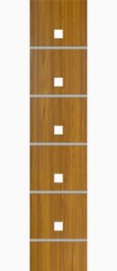 Panel pvc sau aluminiu lateral pentru usi duble 1414-L.