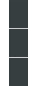 Panel pvc sau aluminiu lateral pentru usi duble 1415-L.