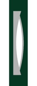 Panel pvc sau aluminiu lateral pentru usi duble 1419-L.