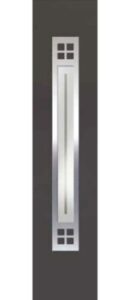 Panel pvc sau aluminiu lateral pentru usi duble 1420-L.