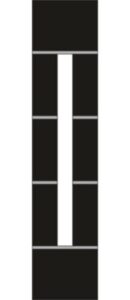 Panel pvc sau aluminiu lateral pentru usi duble 1473-L.