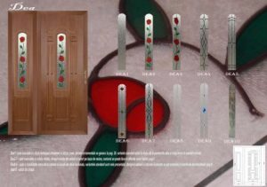 Modele de sticla termopan disponibile pt. Panel usa pvc sau aluminiu Dea.