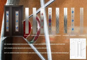 Modele de sticla termopan disponibile pt. Panel usa pvc Ioana.