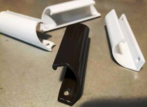 maner din aluminiu tip C feronerie termopan accesorii termopan feronerie pvc accesorii pvc feronerie aluminiu in Otopeni bucuresti.