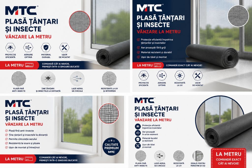 Plasa tantari plasa insecte MTC de vanzare la metru din rola.