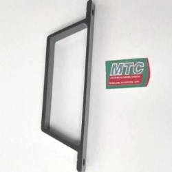 Maner aplicat tip D gri antracit din aluminiu Maner aplicat tip D gri antracit din aluminiu