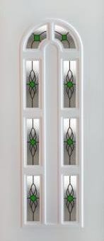 Panel ornamental pt. uşă termopan albă ELLA 3.