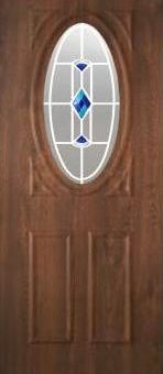 Panou decorativ usa pvc cu vitraliu Corina 8.